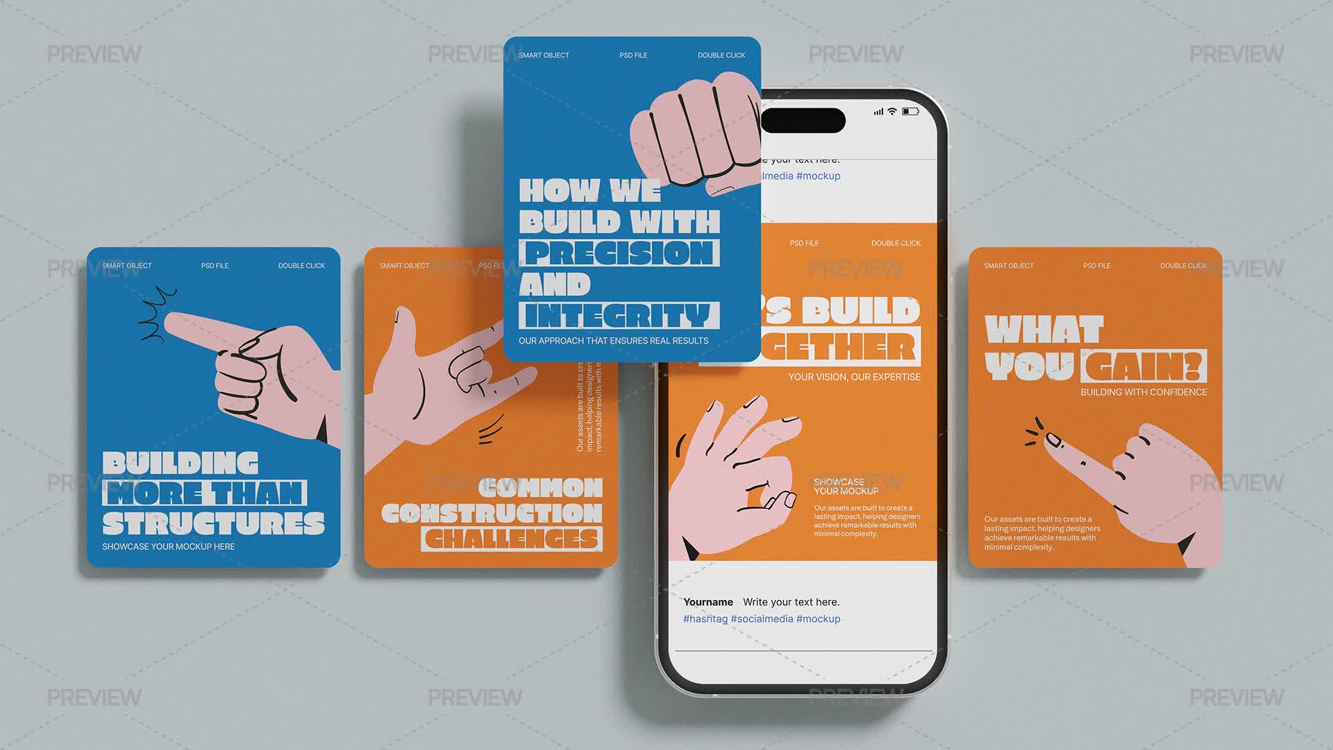 Social Media Post Mockup - Graphics | Motion Array