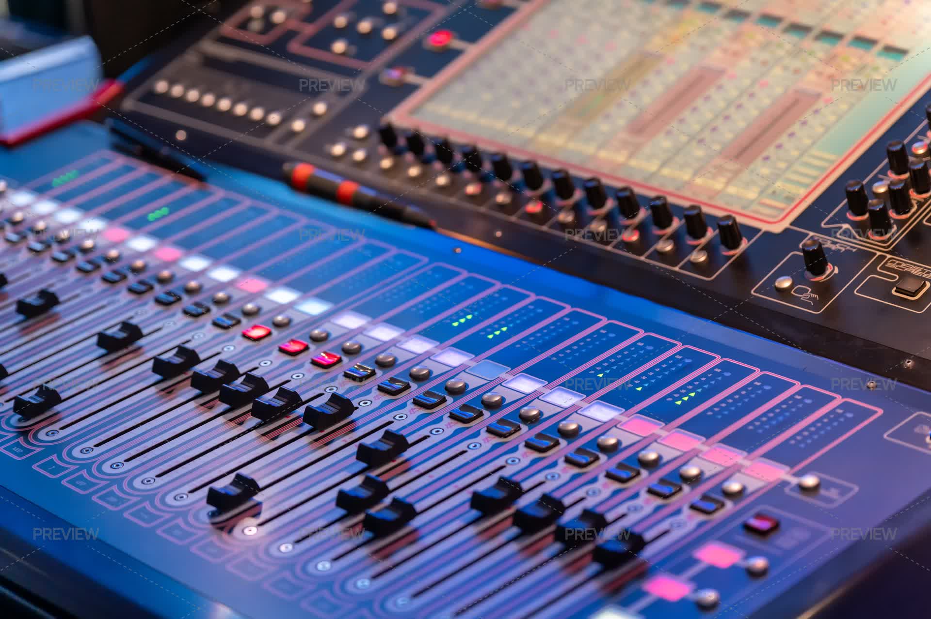 Professional Audio Mixer - Stock Photos | Motion Array