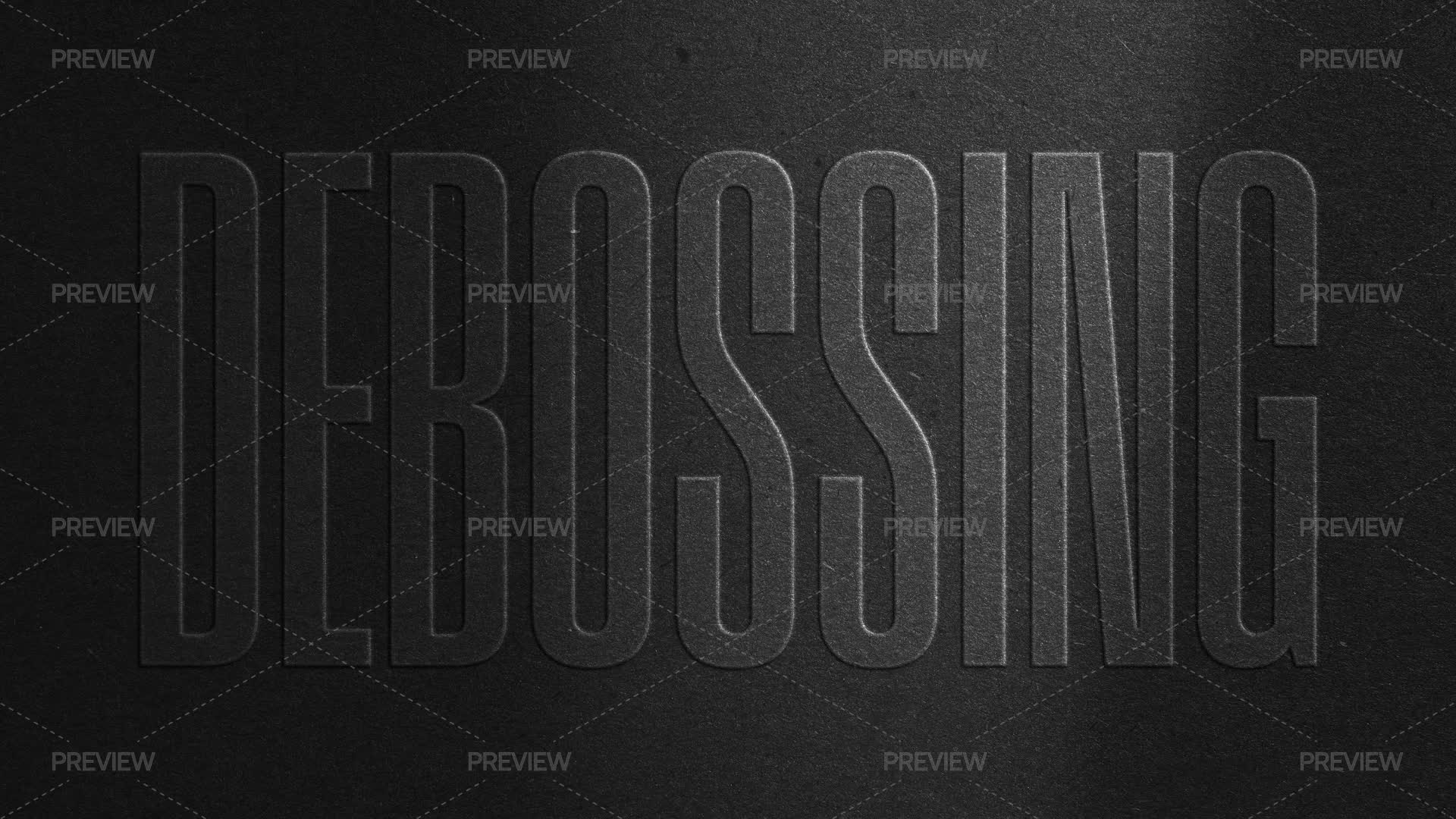 Black Embossed Text Mockup - Graphics | Motion Array
