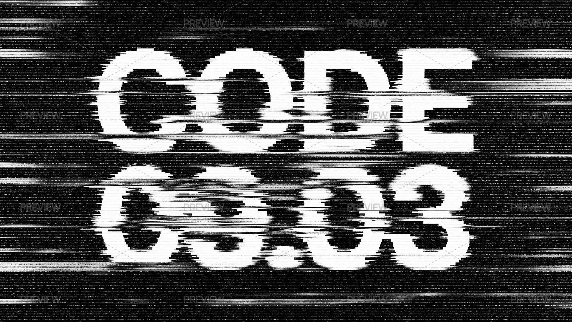 Static Text Static Glitch Text Effect by Franciacorta Design - Graphics | Motion Array
