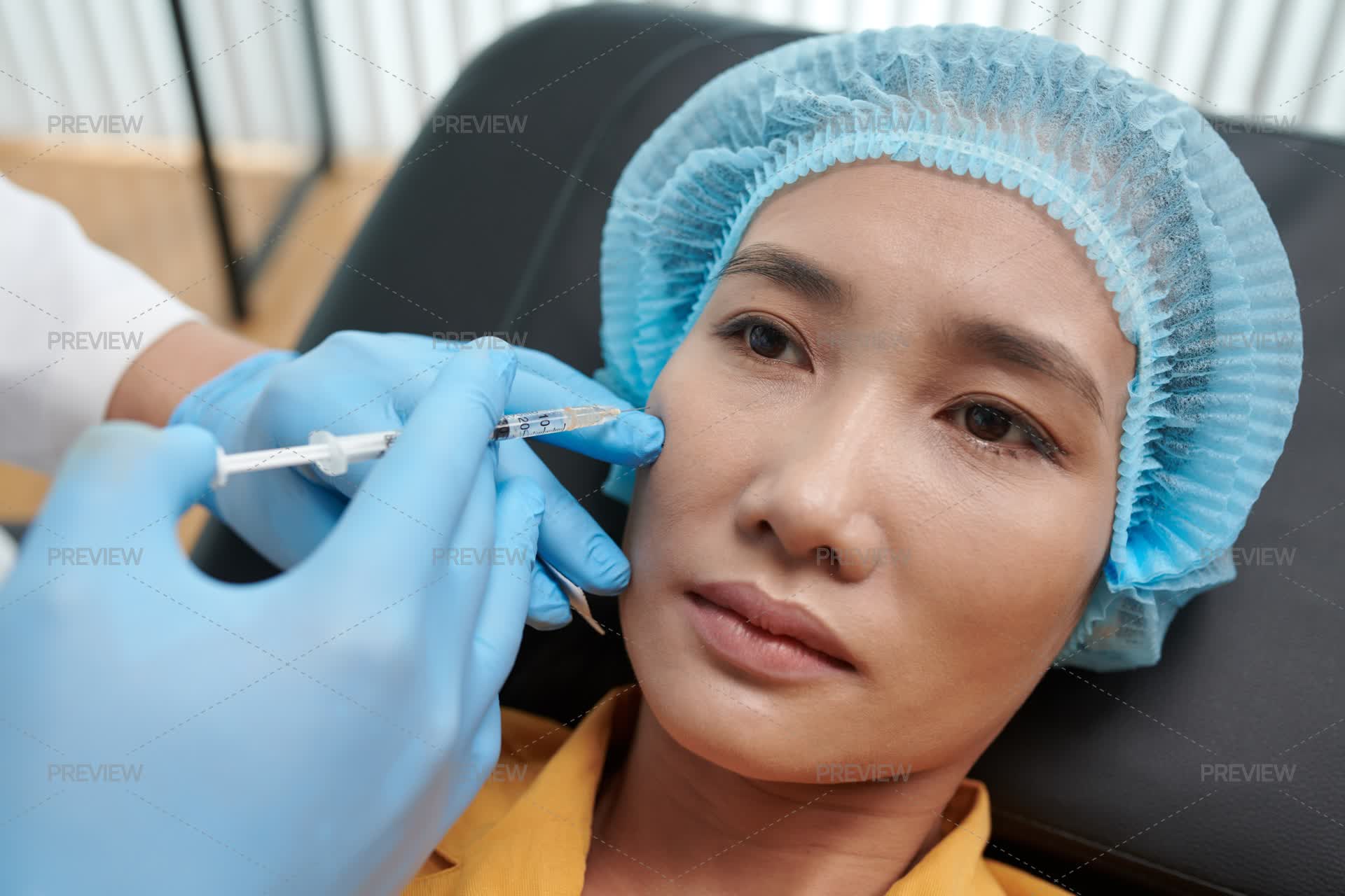 Young Woman Getting Beauty Injections For Facelift And Rejuvenation young-woman-getting-beauty-injections-for-facelift-and-rejuvenation