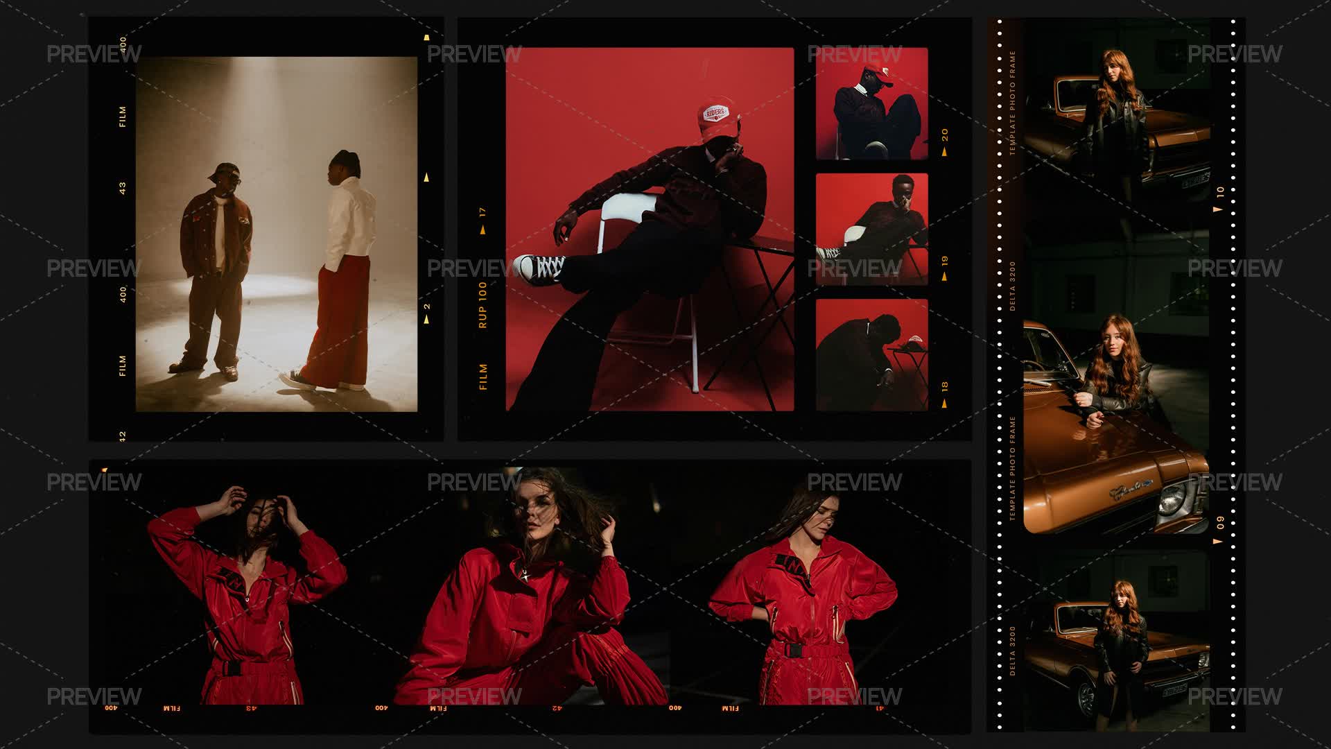Framelayout Movie Film Frame Overlays - Graphics | Motion Array