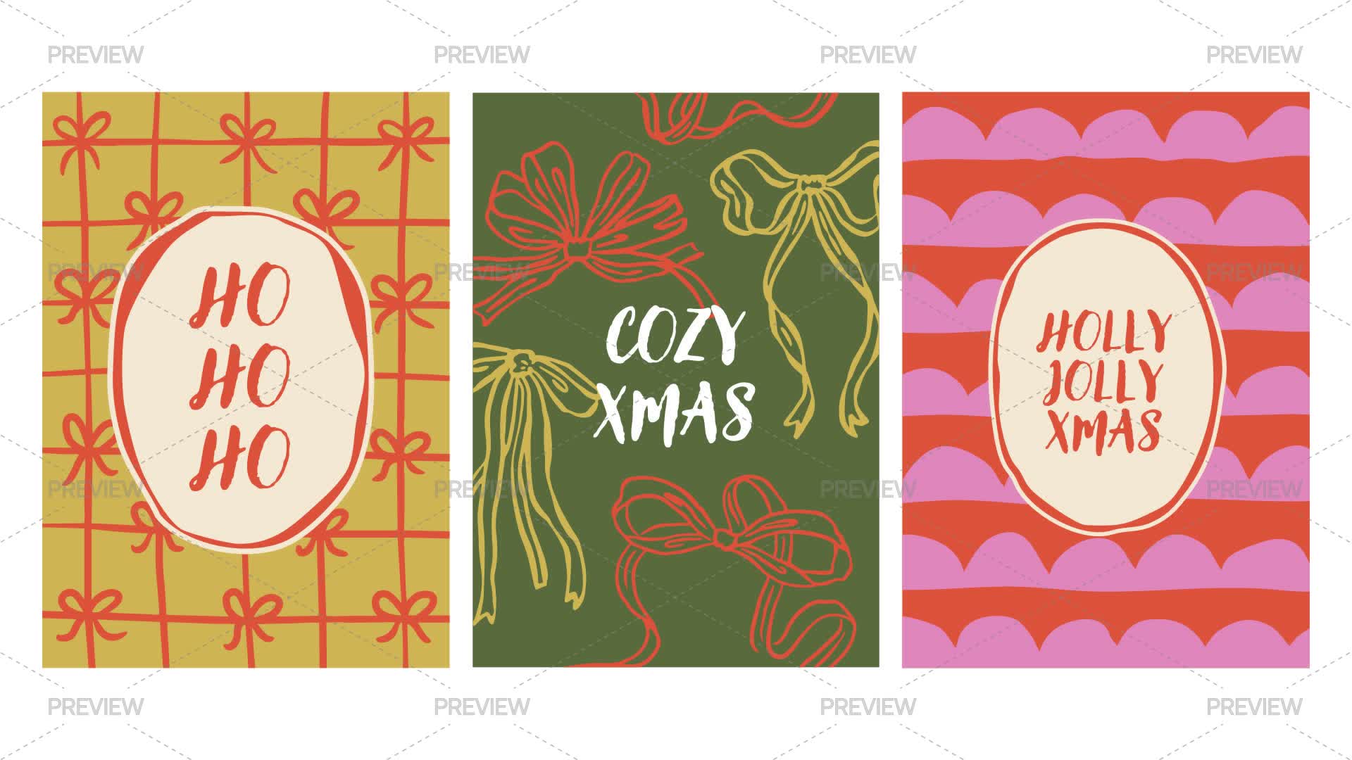 Christmas Holiday Posters - Graphics | Motion Array