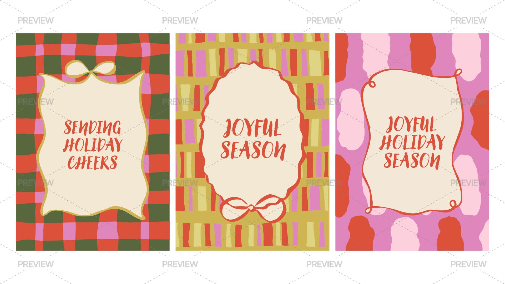 Christmas Holiday Posters - Graphics | Motion Array