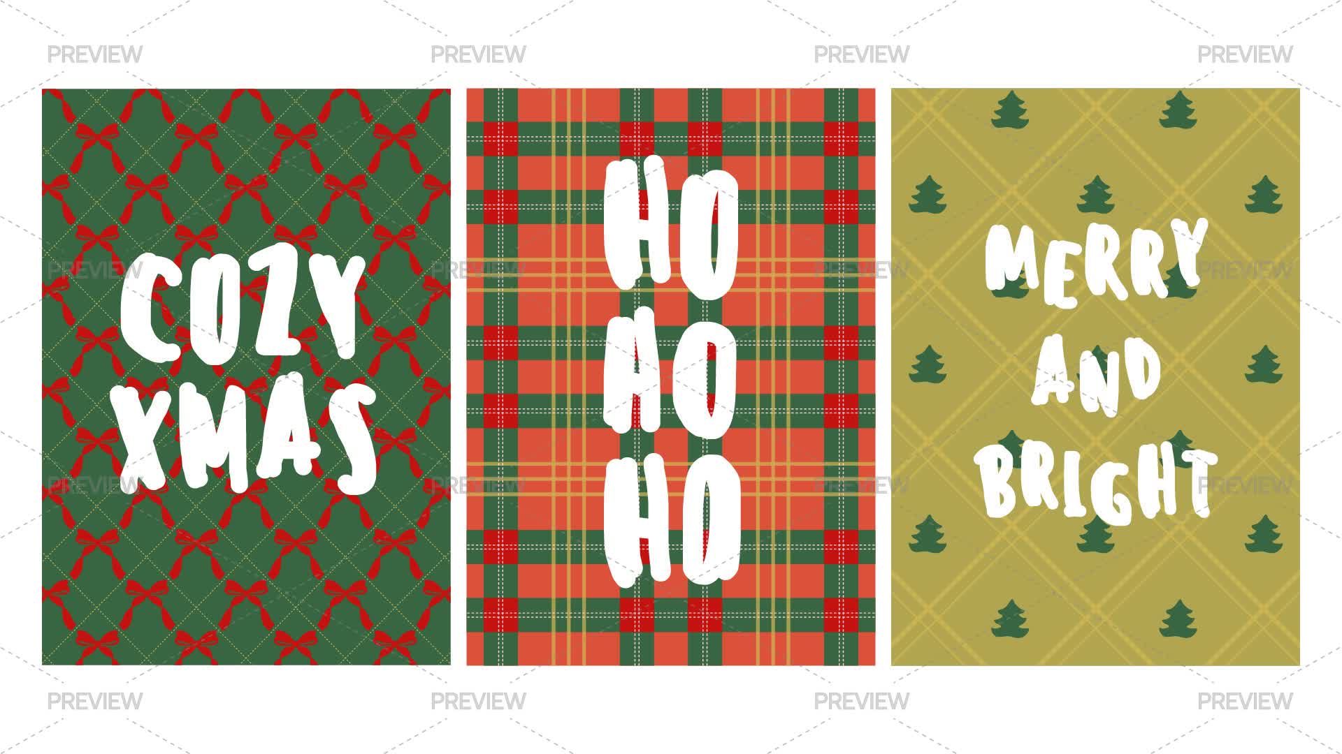 Christmas Holiday Posters - Graphics | Motion Array