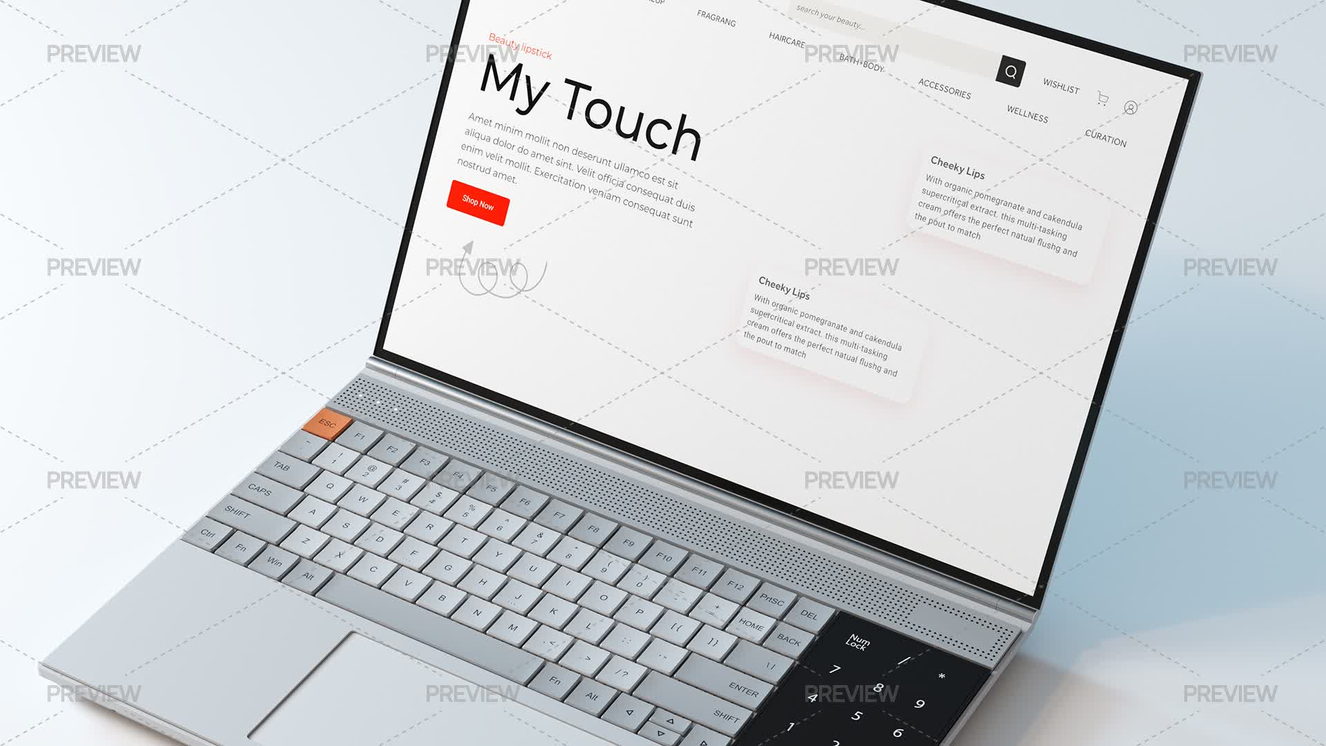Laptop Screen Mockup - Graphics | Motion Array