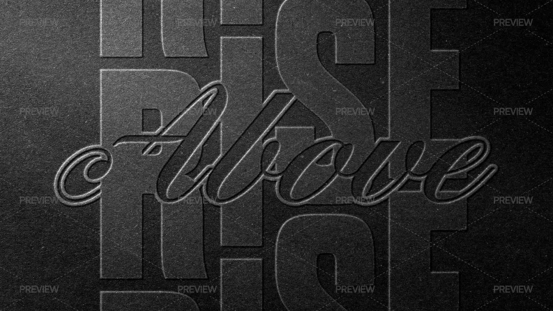 Papercut Emboss Text Paper Emboss Text Effect - Graphics | Motion Array