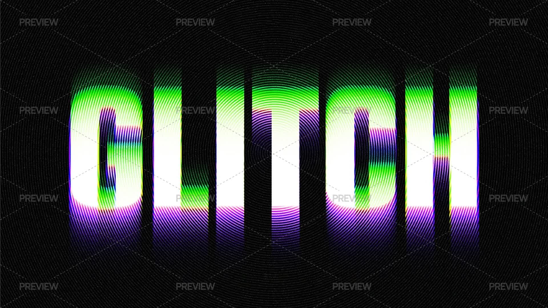 Glitch Text Effect - Graphics | Motion Array