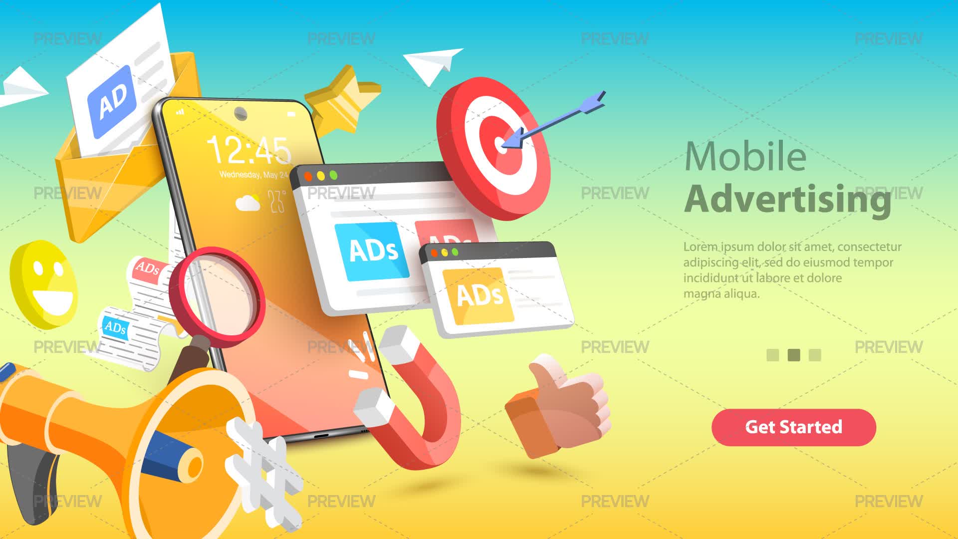 Mobile Advertising Banner by TarikVision - Graphics | Motion Array