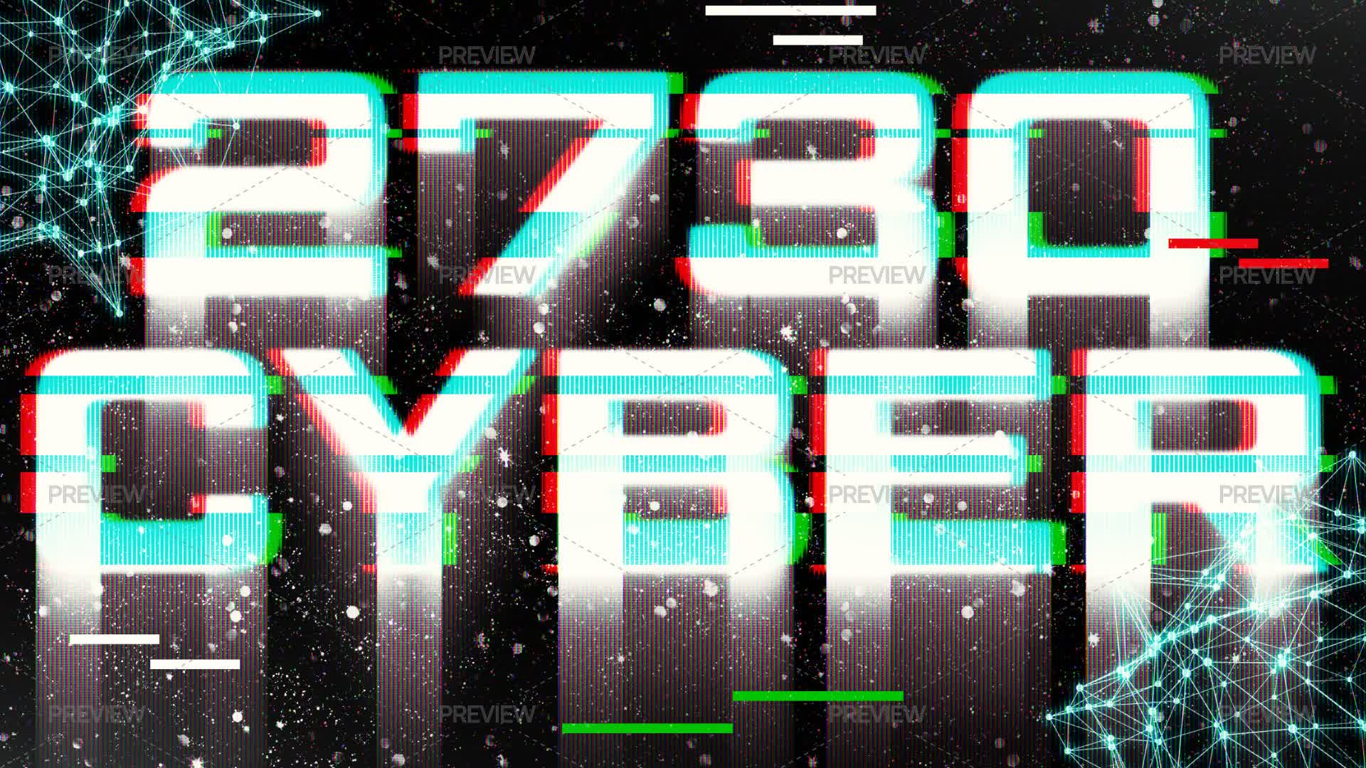 Hacker Text Motion Graphics Glitch Text Effect by Matsero - Graphics | Motion Array