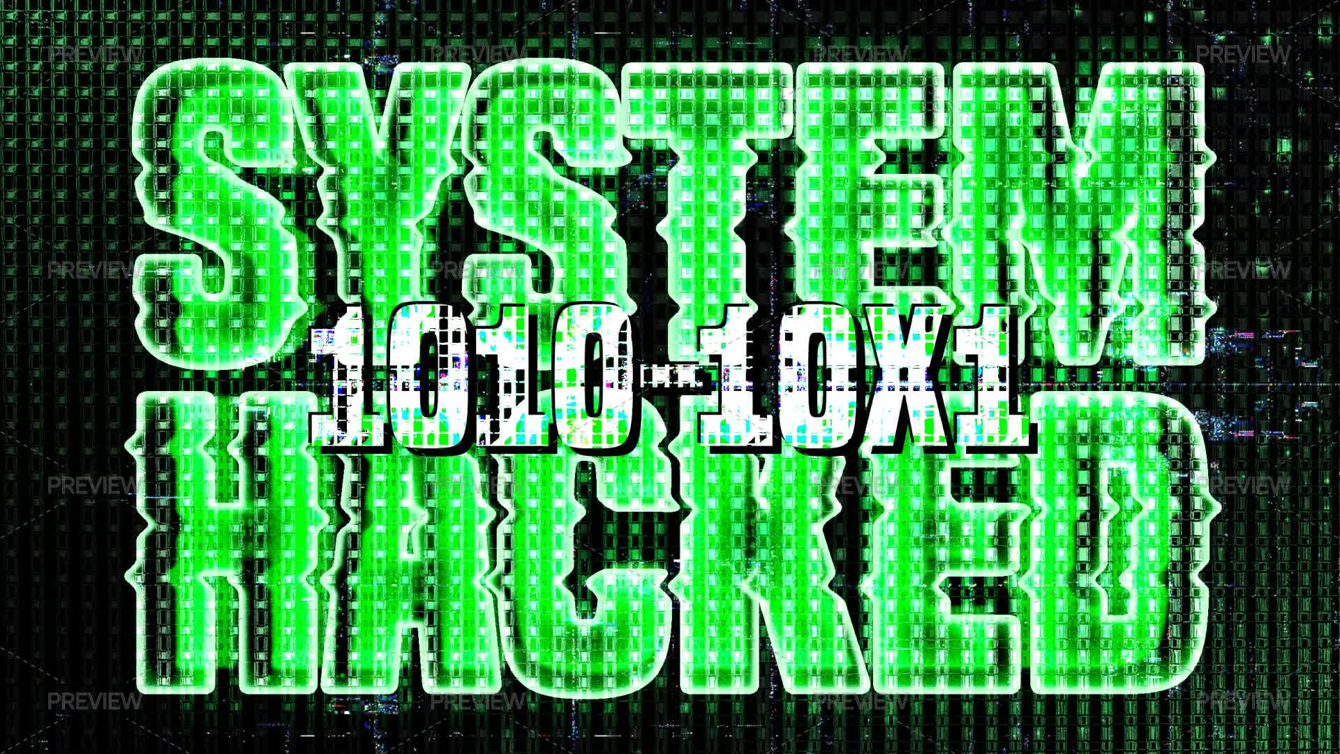 Hacker Text Motion Graphics Glitch Text Effect by Graphisphere - Graphics | Motion Array