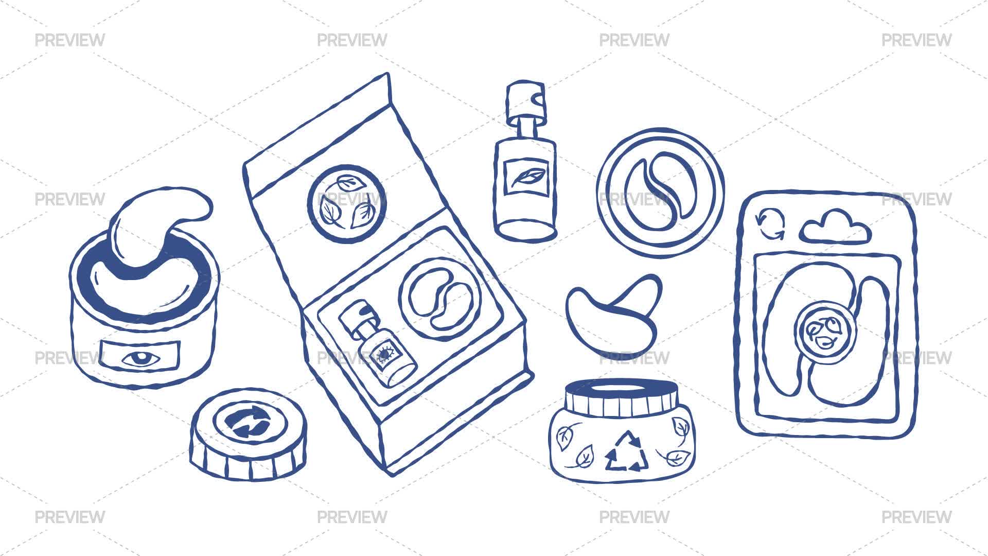 Eye Patch Container Pinterst Reusable Eye Patch Elements by LUDmyla - Graphics | Motion Array