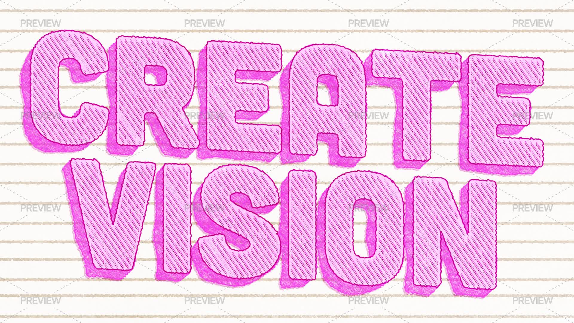 Sketch Text Effect by Graphisphere - Graphics | Motion Array