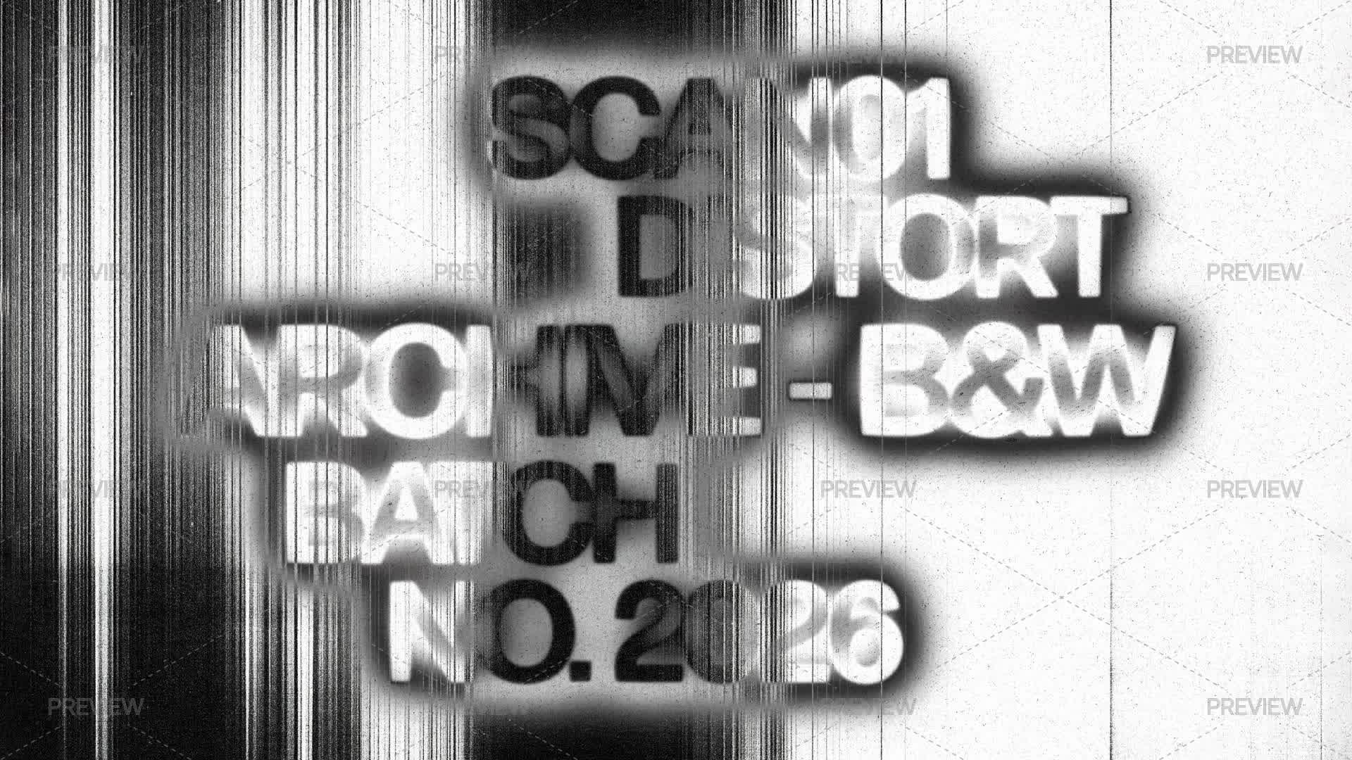 Scanning Text Effect Scanned Blur Text Effect by Franciacorta Design - Graphics | Motion Array