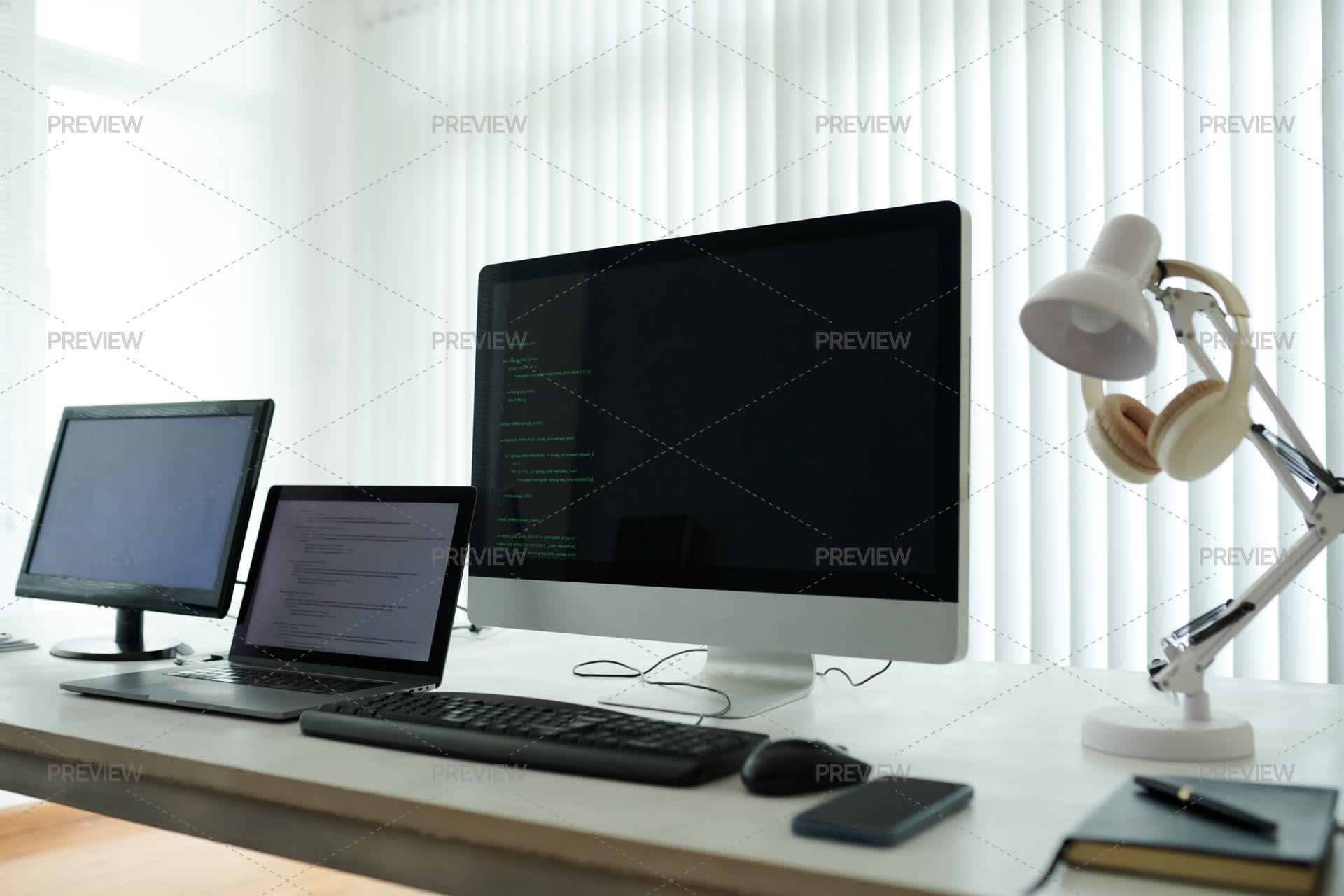 Computer Code In Latin Computers With Programming Code by DragonImages - Stock Photos | Motion ...