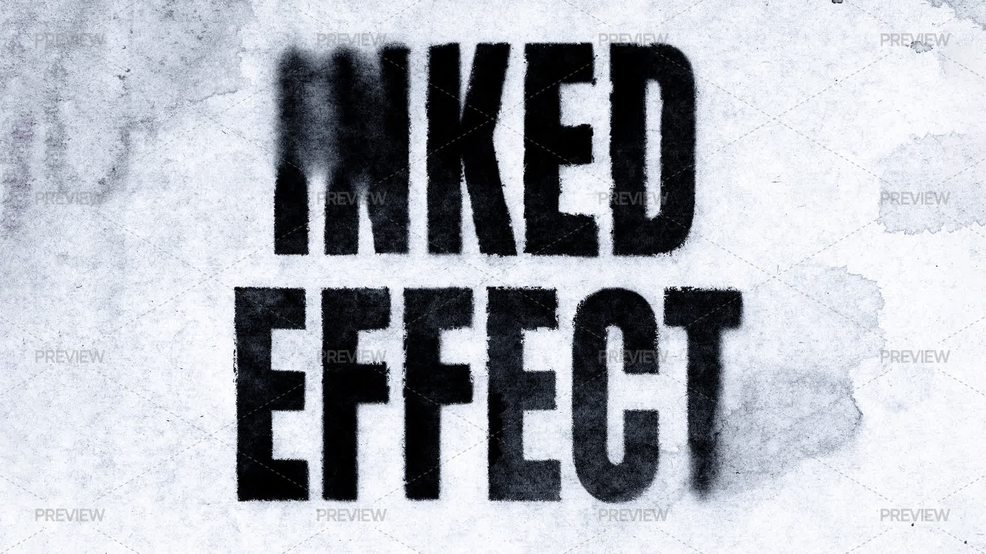 Text Inkoverlay Inked Text Effect by Pixelbuddha - Graphics | Motion Array