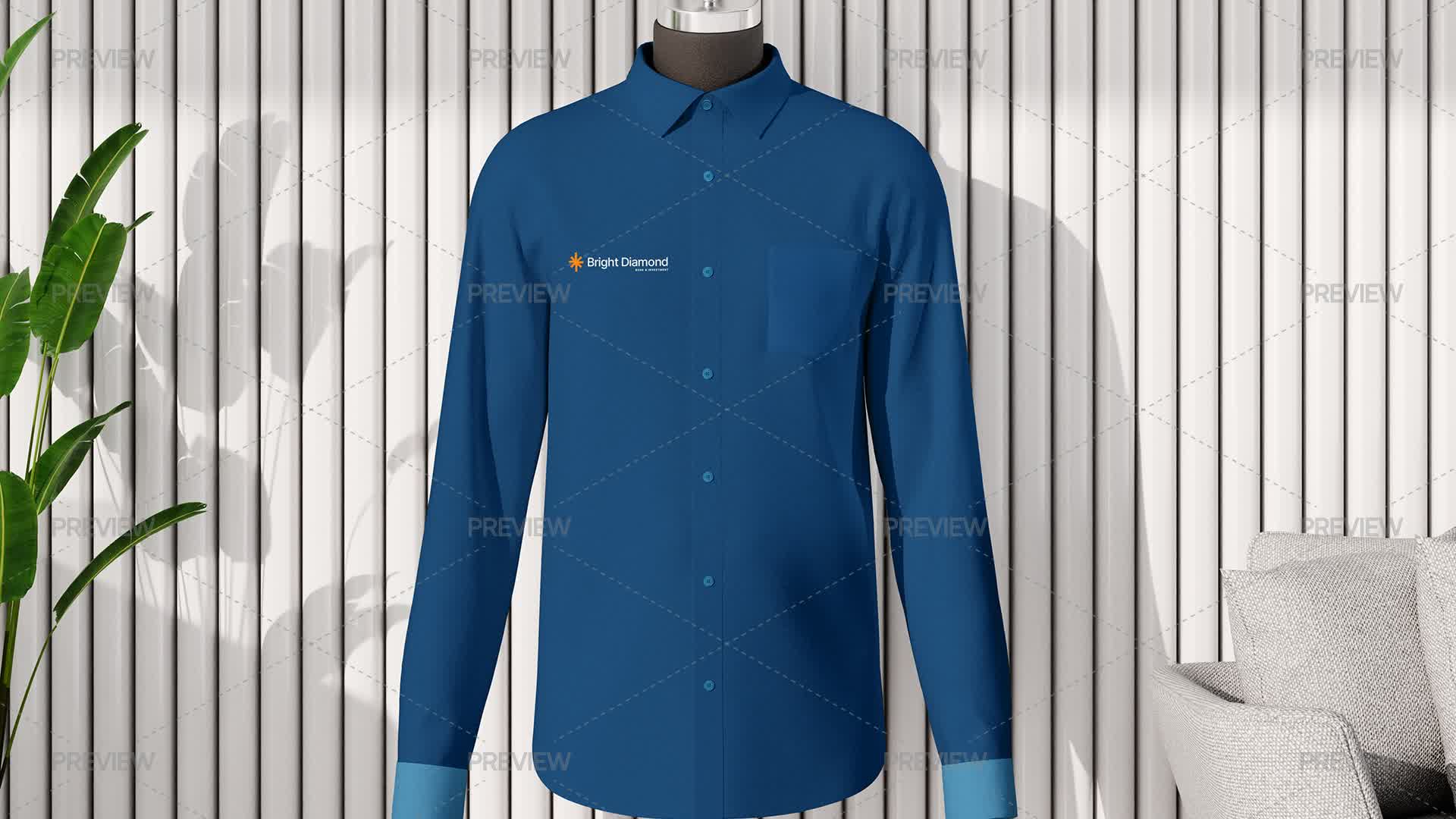 long sleeve dress shirt mockup Long Sleeve Formal Dress Shirt Mockup