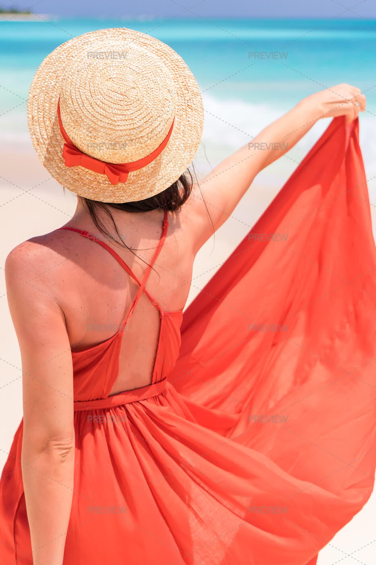 red dress beach photoshoot Red Dress Photoshoot Hawaii