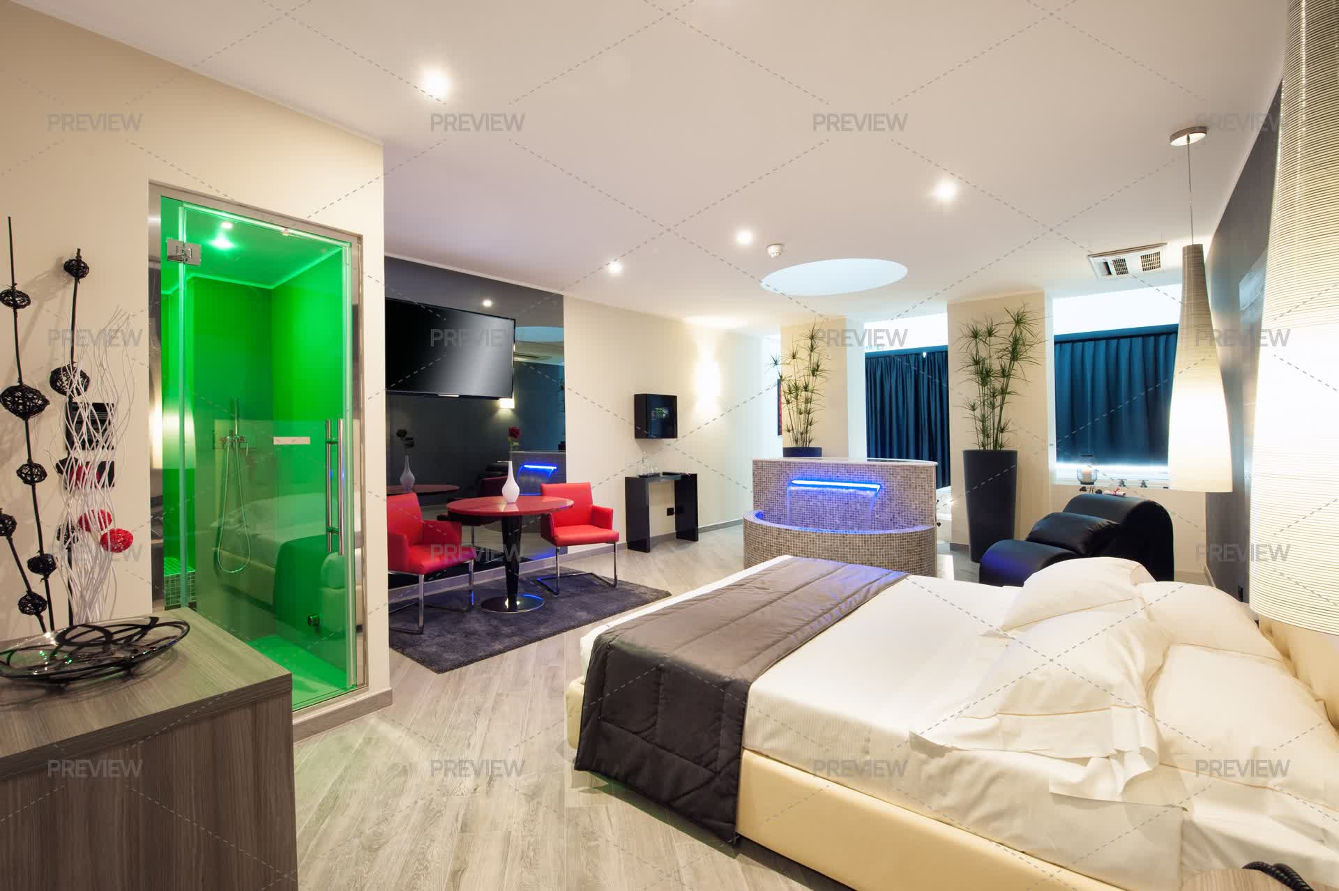 Motaleb Room Motel Bedroom - Stock Photos | Motion Array