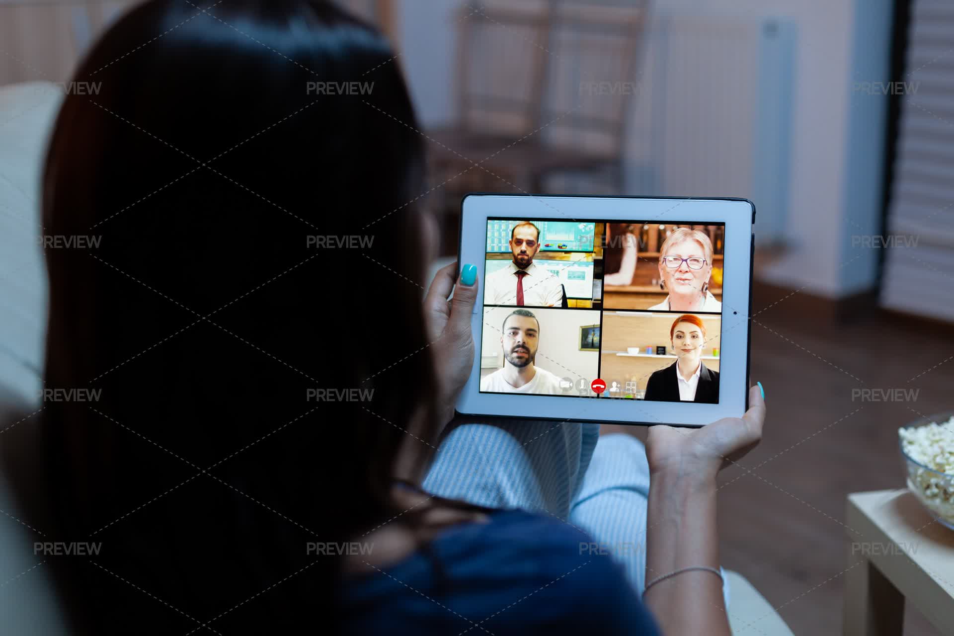 Having Motion Having A Video Call by DCStudio - Stock Photos | Motion Array